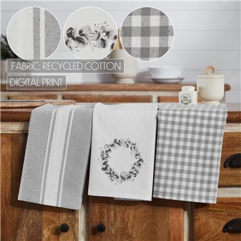 Finders Keepers Eucalyptus Tea Towel Set of 3 19x28