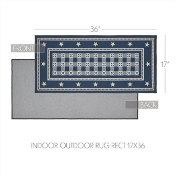 My Country Polyester Rug Rect 17x36