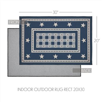 My Country Polyester Rug Rect 20x30