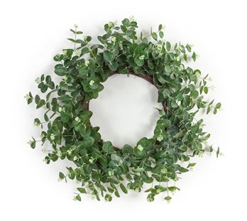 Seeded Eucalyptus Grapevine Wreath 28"D