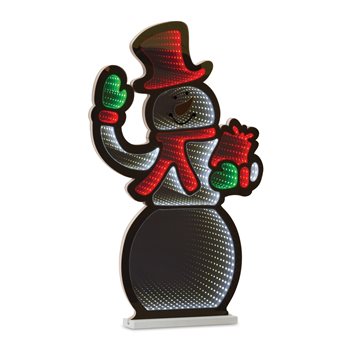 Snowman Infinity Light Display 29.5"H