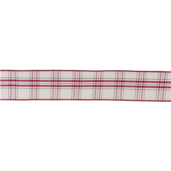 Wired Cotton Ribbon 2.5" x 10 yds. (Set of 2)