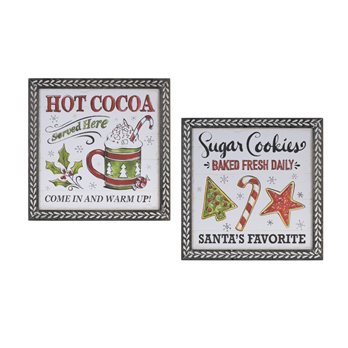 Framed Cookie and Cocoa Wall Print (Set of 2)