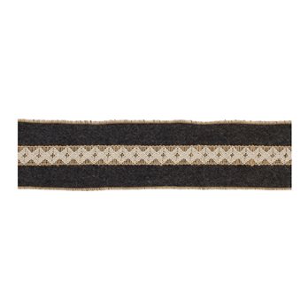 Wool Holiday Ribbon (Set of 2)