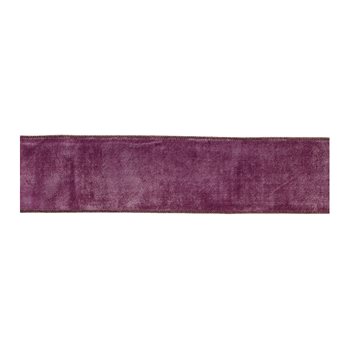 Deep Purple Polyester Wired Ribbon (Set of 2)