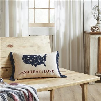 Land That I Love Pillow 14x22
