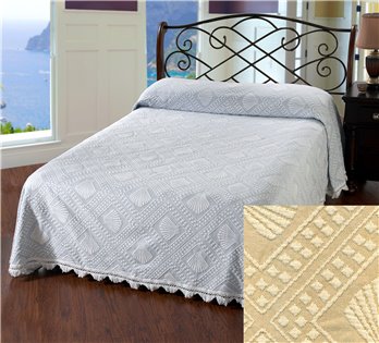 Cape Cod Twin Linen Bedspread