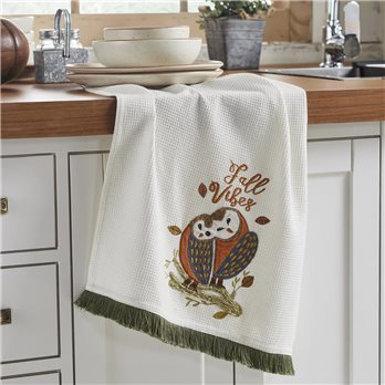 Fall Vibes Tea Towel 19x28