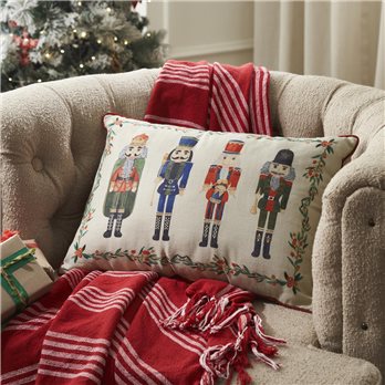 Traditional Nutcracker Pillow 14x20