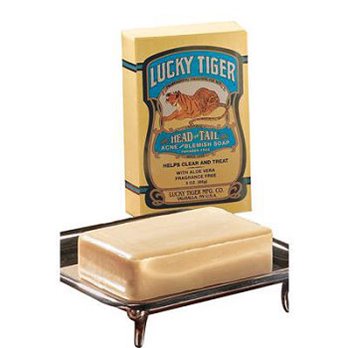 Caswell-Massey Lucky Tiger Acne & Blemish Soap