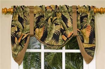 La Selva Black Tie Up Valance