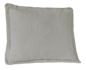 King Charles Matelasse Grey King Size Sham