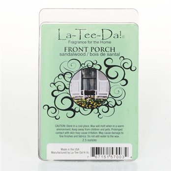 La-Tee-Da Wax Melts Front Porch - Sandalwood