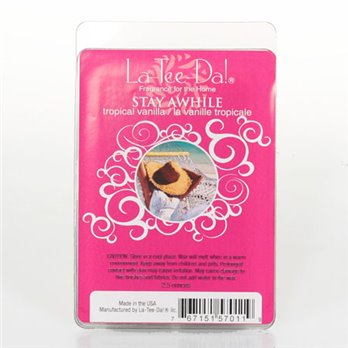 La-Tee-Da Wax Melts Stay Awhile - Tropical Vanilla