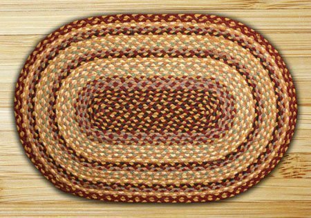 Favorite Decor Store C-357 Burgundy/Gray/Cream Oval Braided Rug 20 x 30 Favorite Decor Store C-357 Burgundy/Gray/Cream Oval Braided Rug 20 x 30