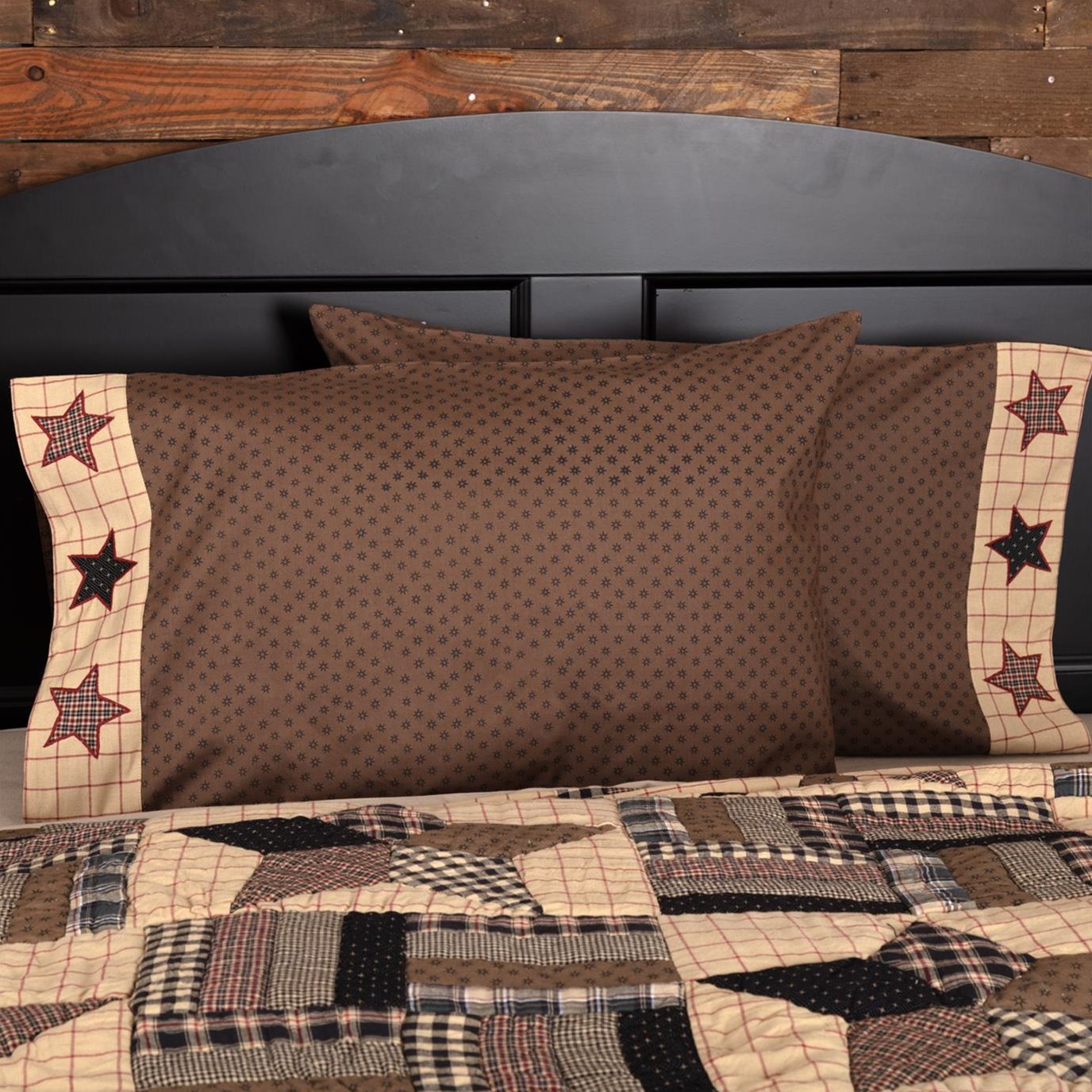 Bingham Star Standard Pillow Case Set of 2 21x30