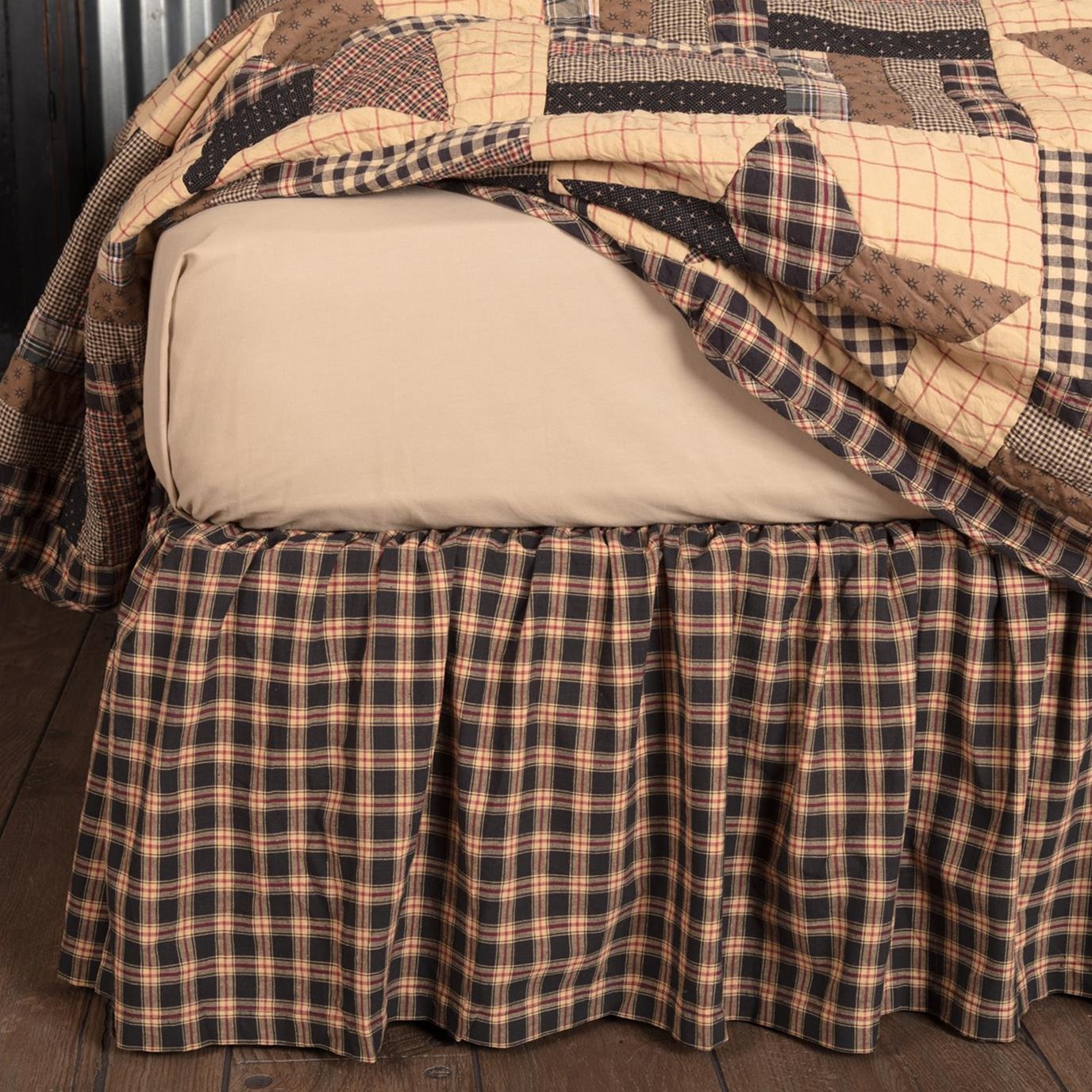 Bingham Star Queen Bed Skirt 60x80x16