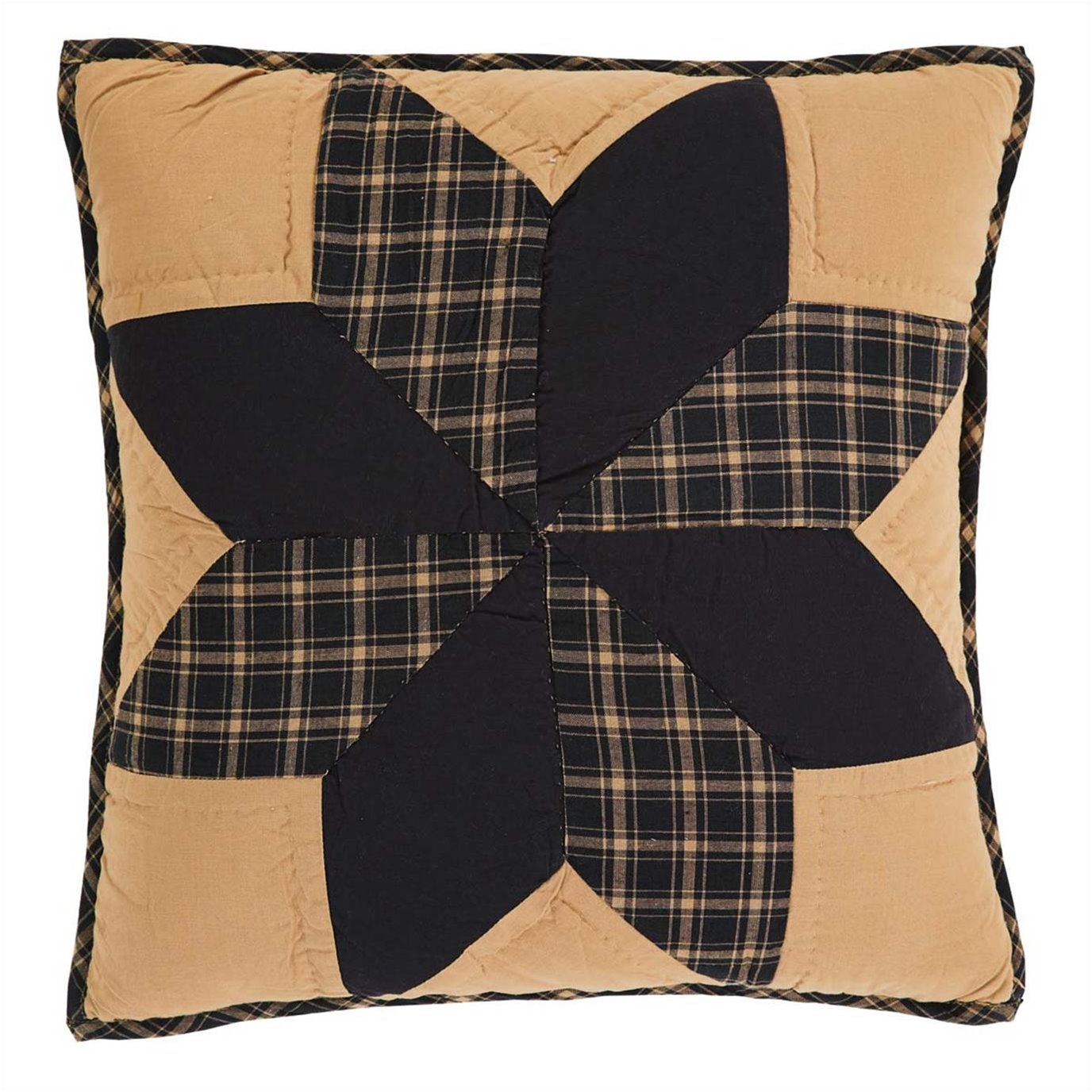 Dakota Star Quilted Pillow 16x16