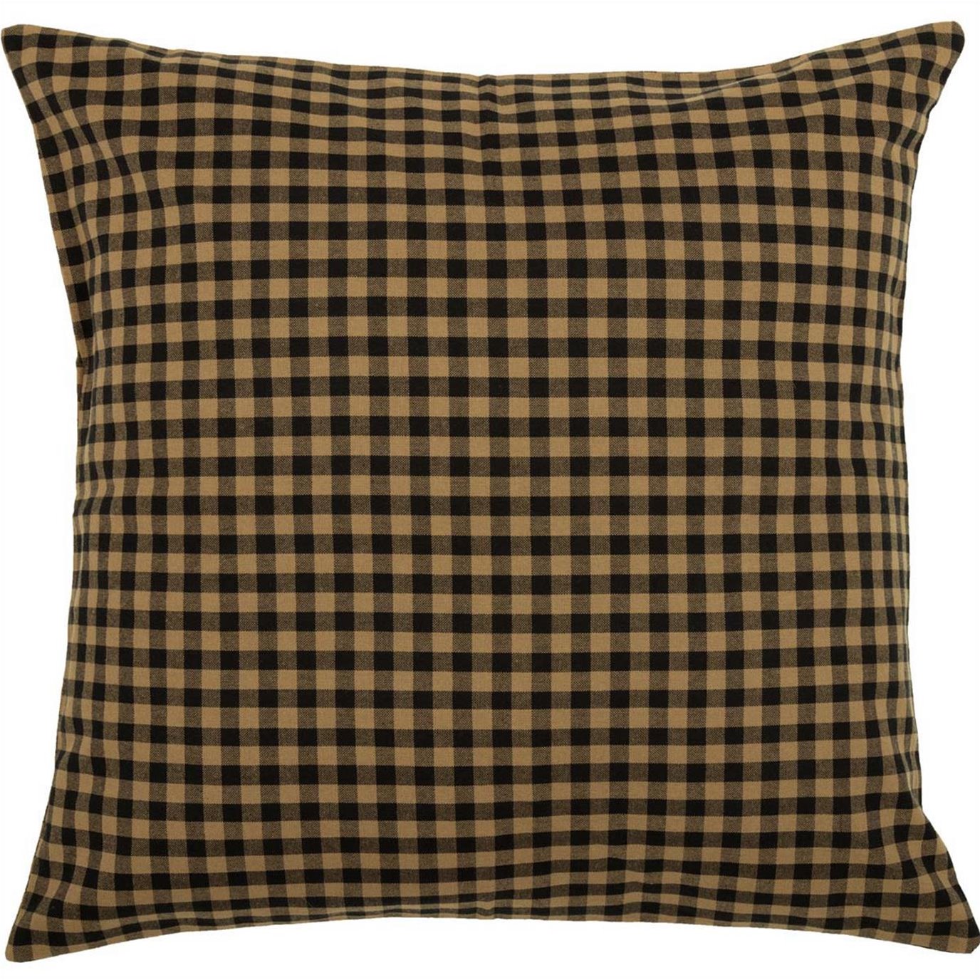 Black Check Fabric Euro Sham 26x26 by Mayflower Market ...