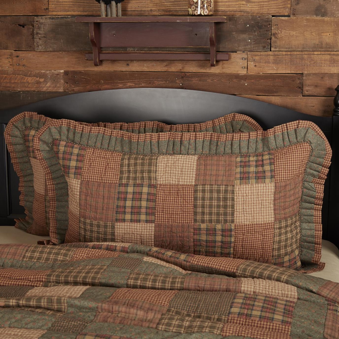 Crosswoods King Sham 21x37 by Oak & Asher VHC Brands
