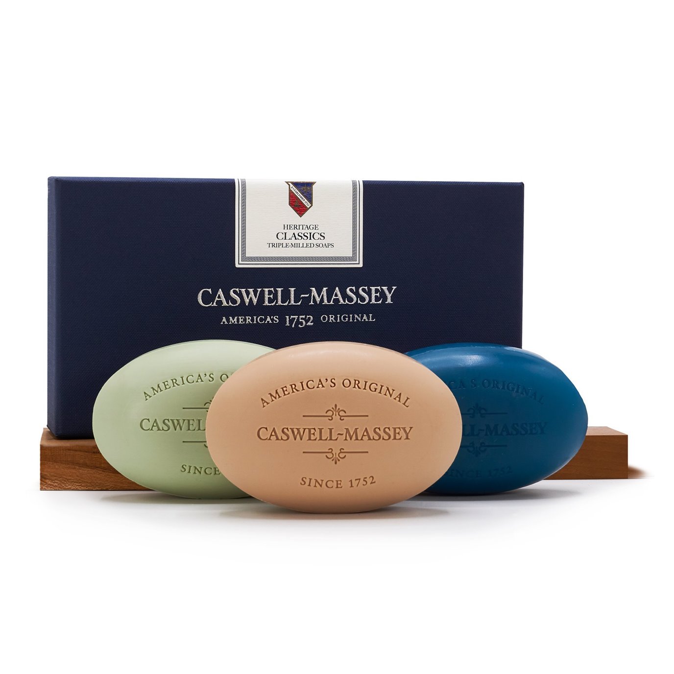 Caswell-Massey Men's Classics Soap Box of Three (3 x 5.8 oz)
