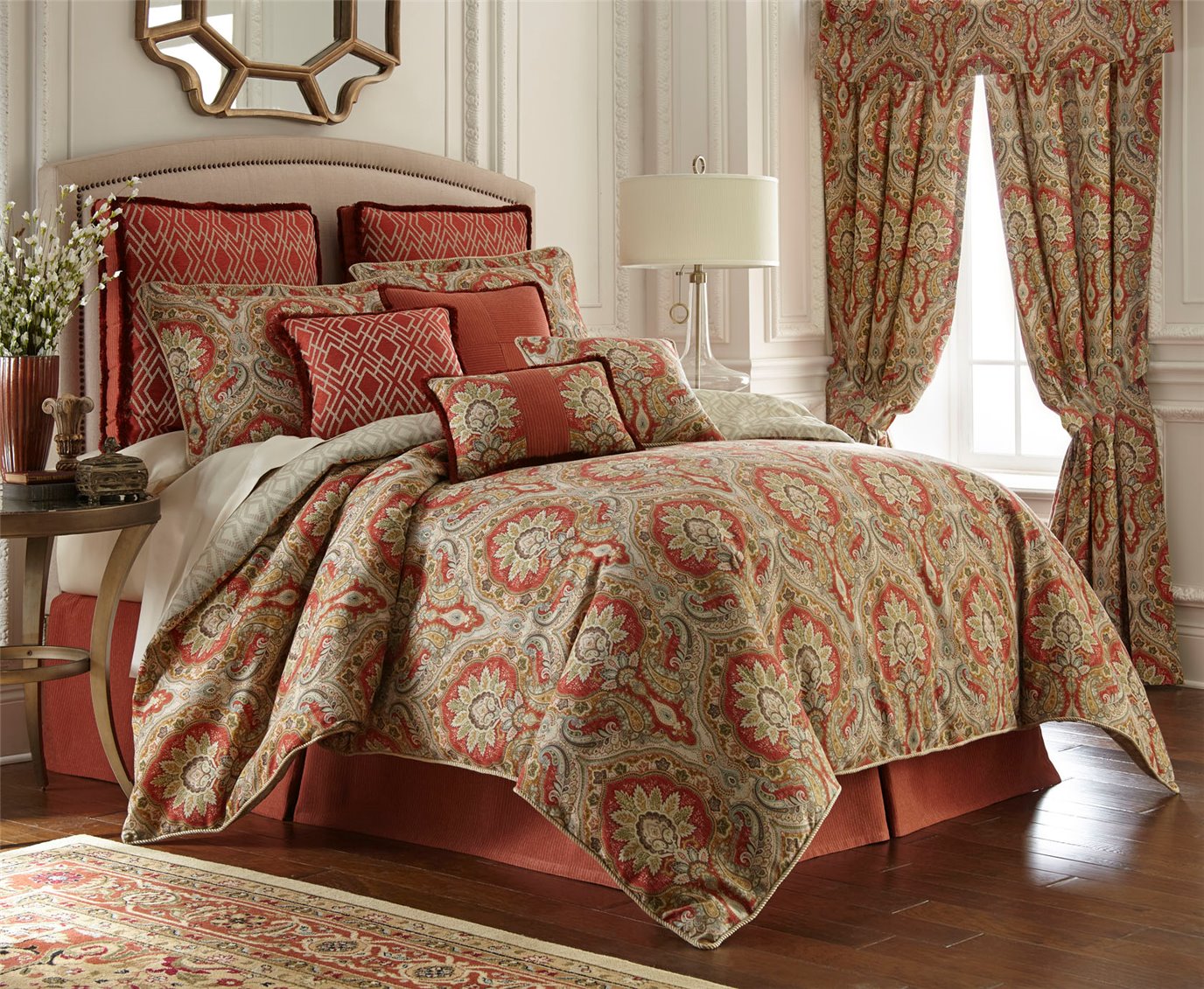 Harrogate Paisley King Comforter Set by Rose Tree