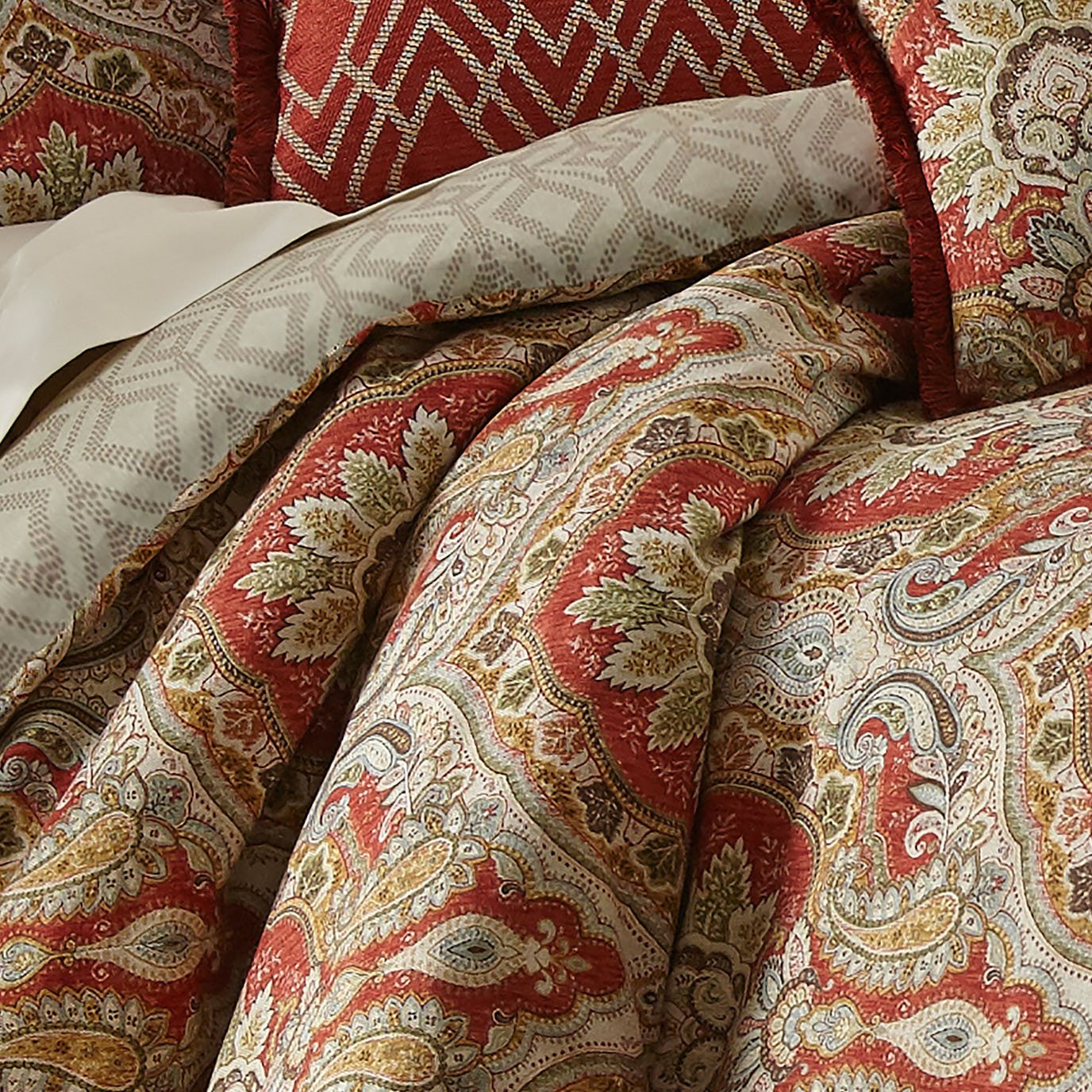Harrogate Paisley Queen Comforter Set by Rose Tree