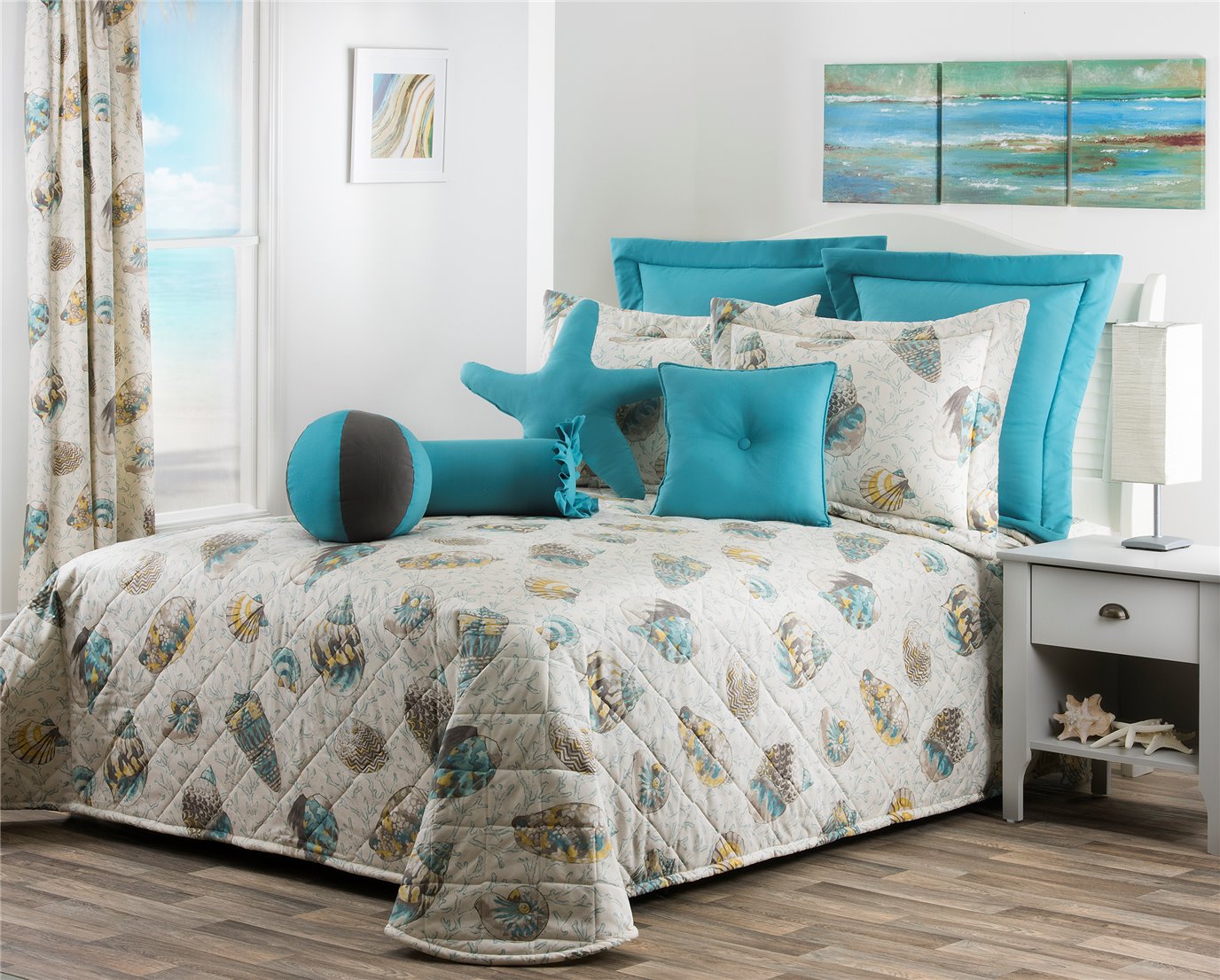 Seaside Treasures Caribbean Cal King Bedspread By Thomasville Home Fashions Seaside Treasures Caribbean Cal King, Cal King Bedding Collections