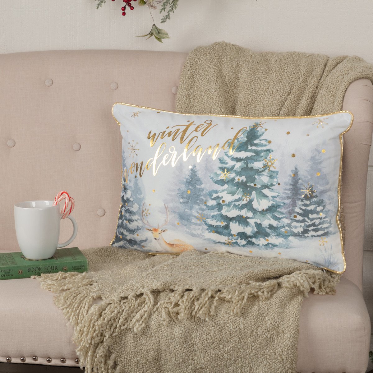 Winter Wonderland Pillow 14x22