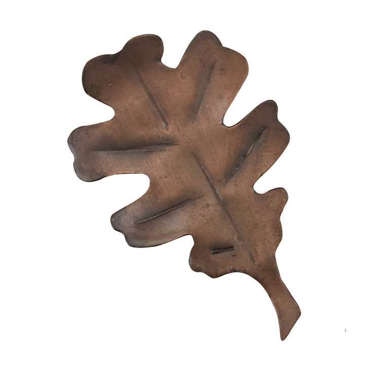 Leaf Napkin Ring with Copper Finish