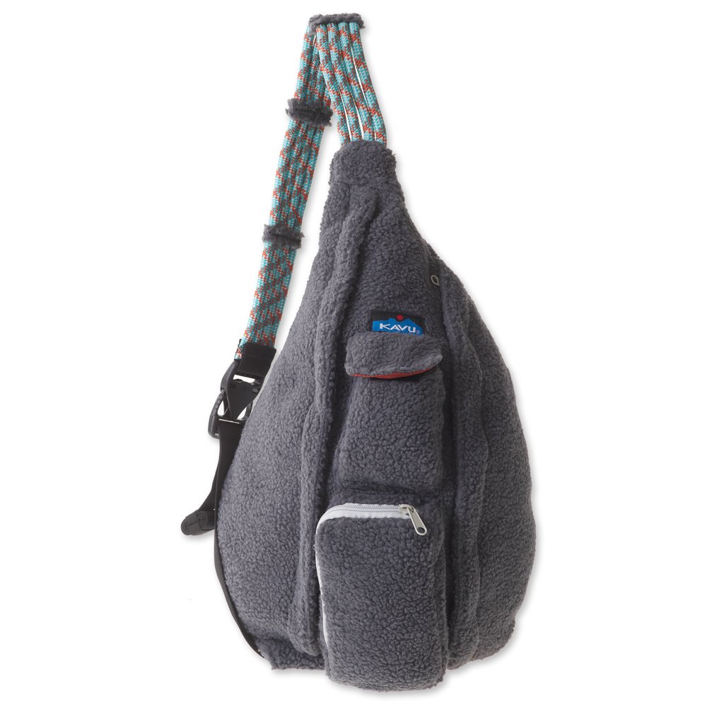 Kavu Charcoal Rope Fleece Bag