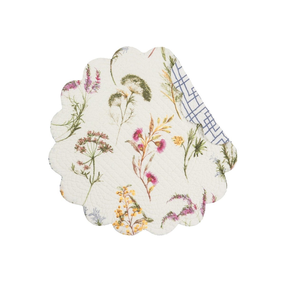 Genevieve Round Quilted Placemat
