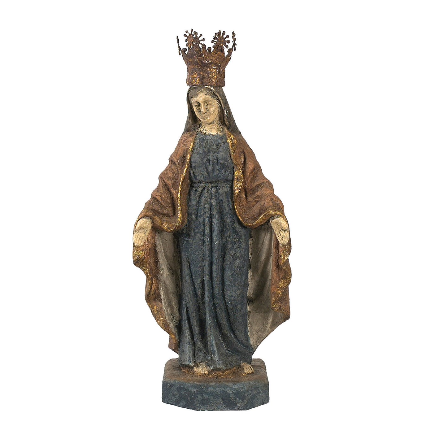 Virgin Mary Statue with Removable Crown