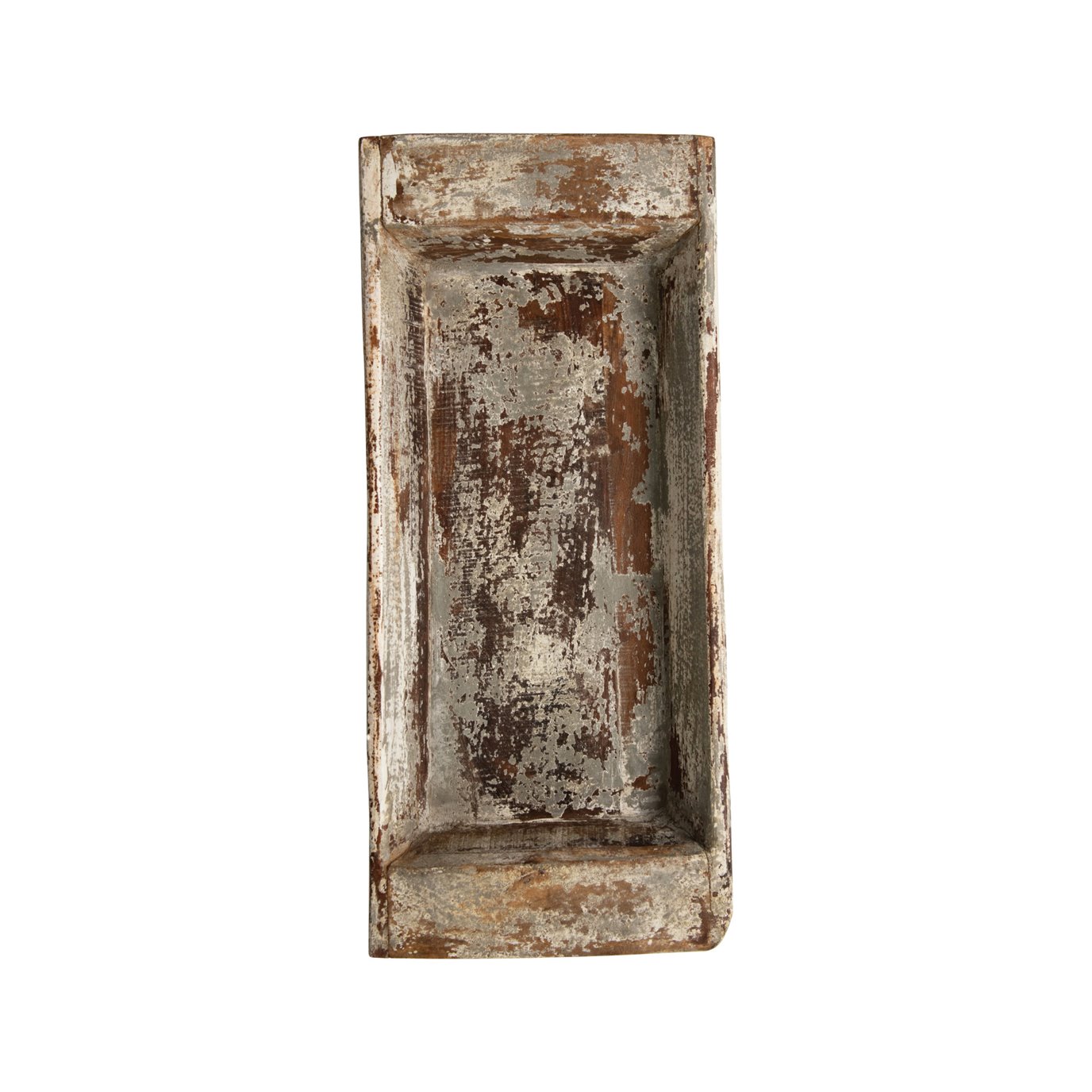 Decorative Reclaimed Distressed Whitewashed Wood Tray