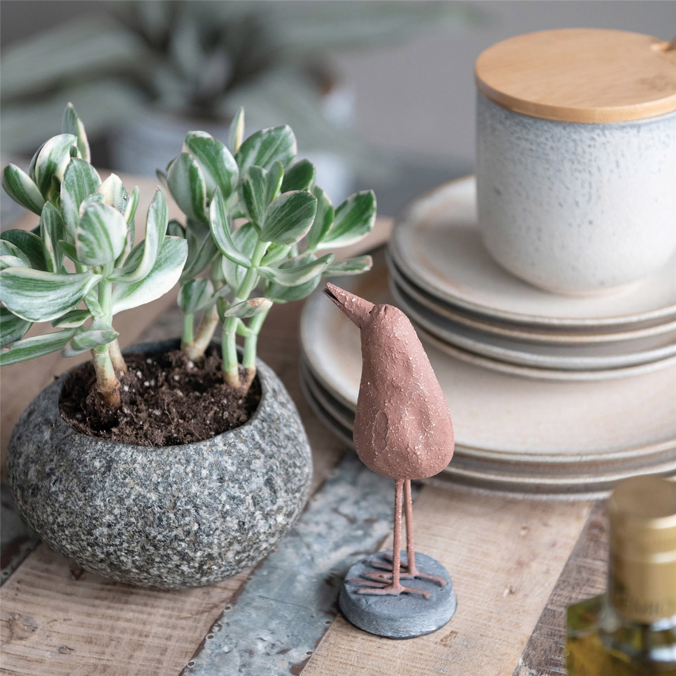 Natural Stone Container (Each One Will Vary) by Creative Co-op