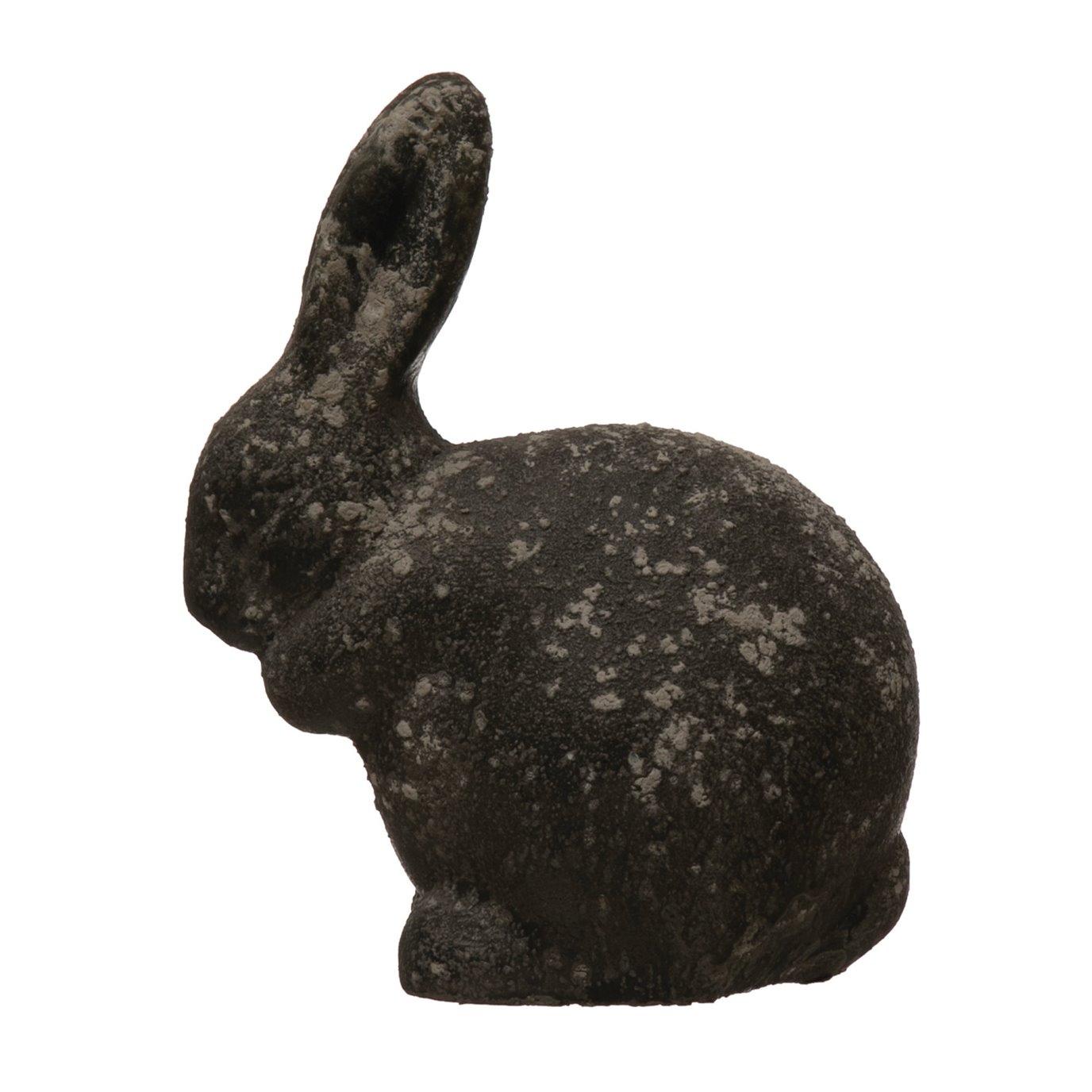 Cement Rabbit, Distressed Black Finish