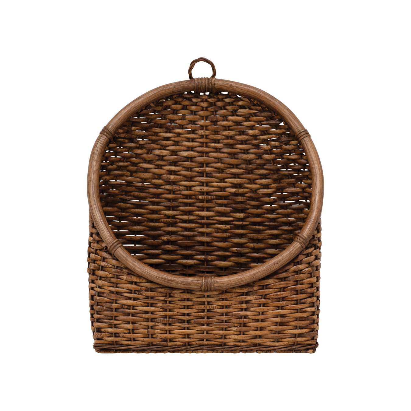 Natural Rattan Wall Basket
