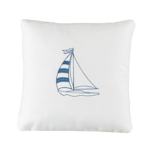Savannah Embroidered Boat Pillow