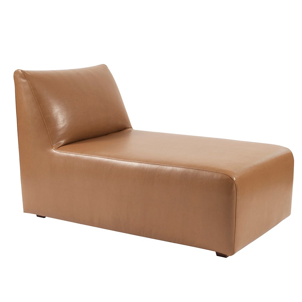 Howard Elliott Pod Lounge Faux Leather Avanti Bronze Complete Bench
