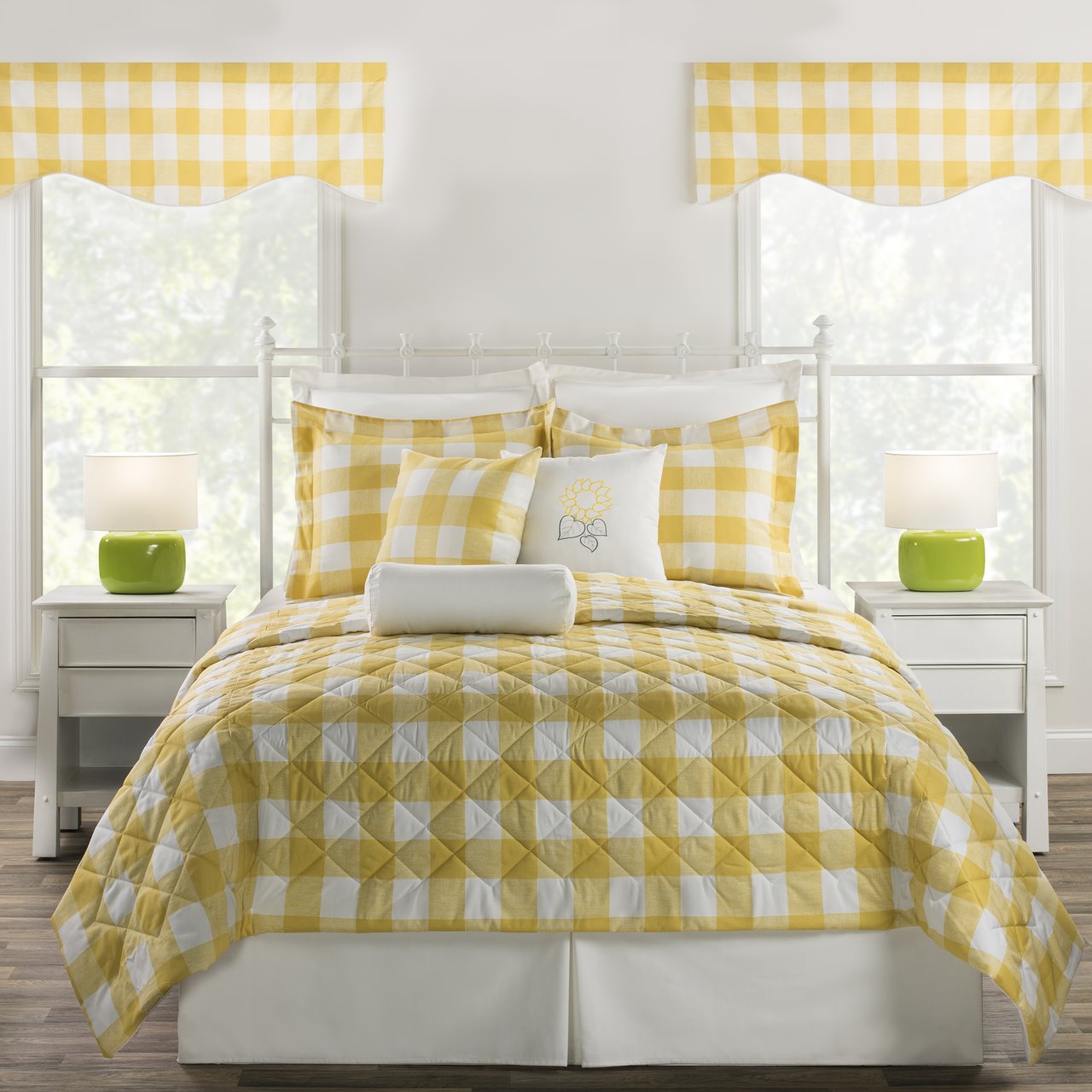 Cottage Classic Yellow Twin Bedskirt - Solid Print