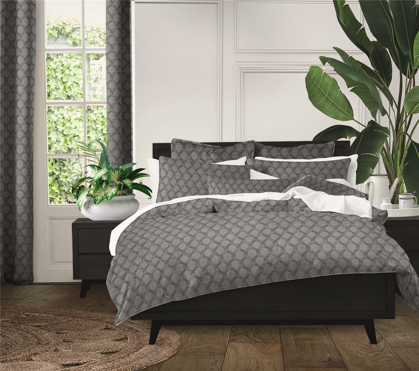 Malden Platinum Comforter Set - Full