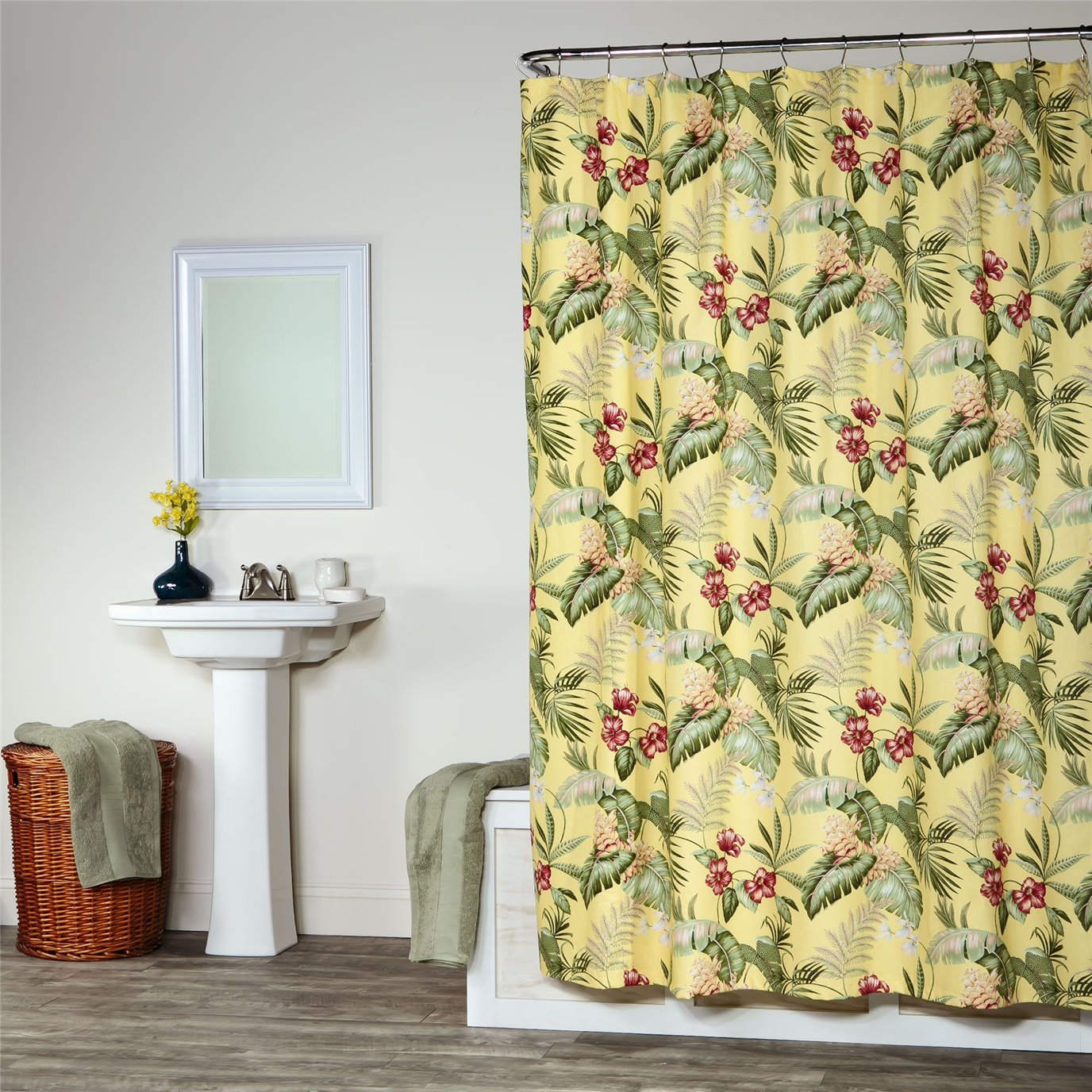 Ferngully Yellow 72 X 75 Shower Curtain By Thomasville Offered Pc Fallon