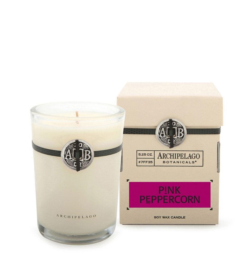 Archipelago Pink Peppercorn Boxed Candle