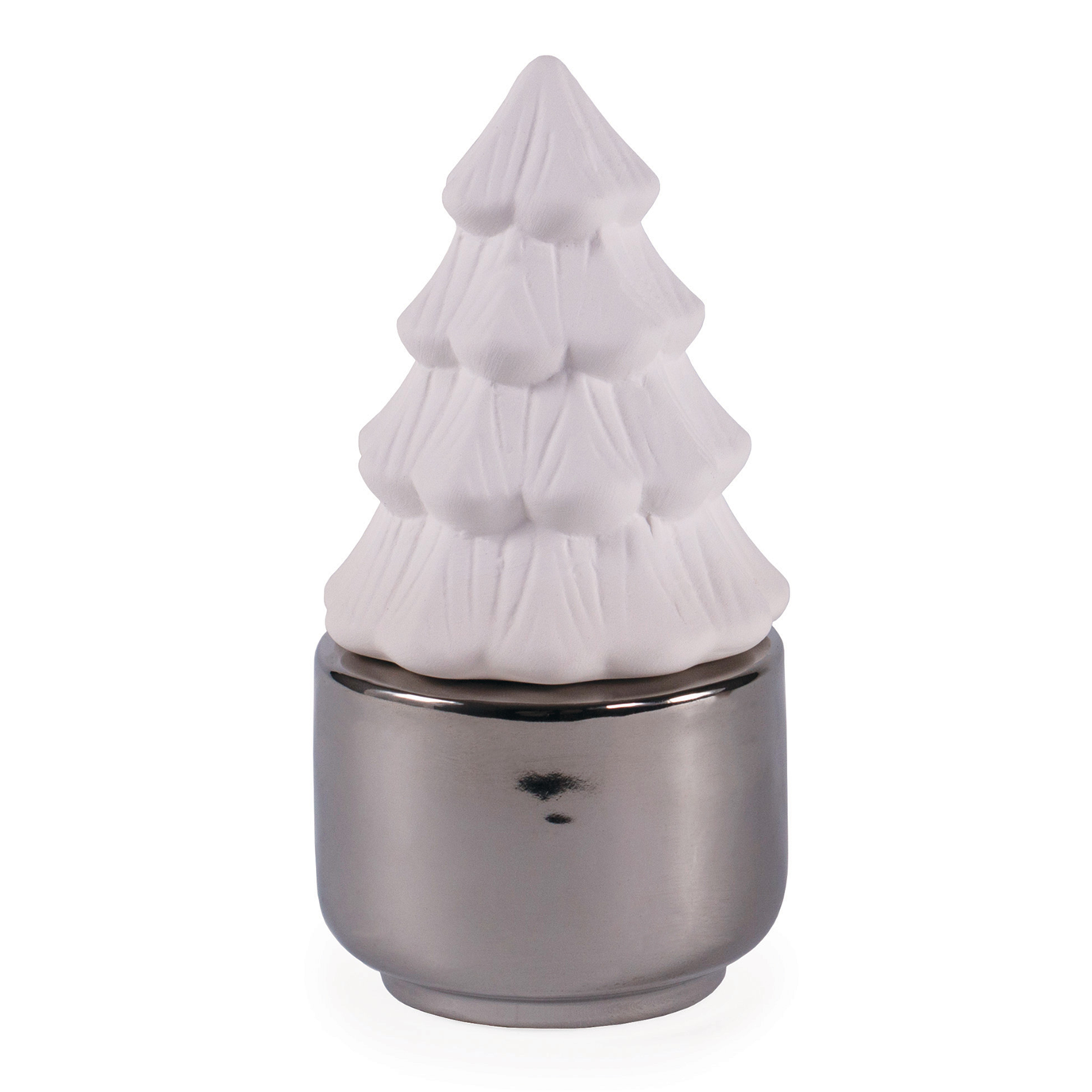 White Pine Porcelain Aroma Oil Diffuser with Peppermint Essential Oil