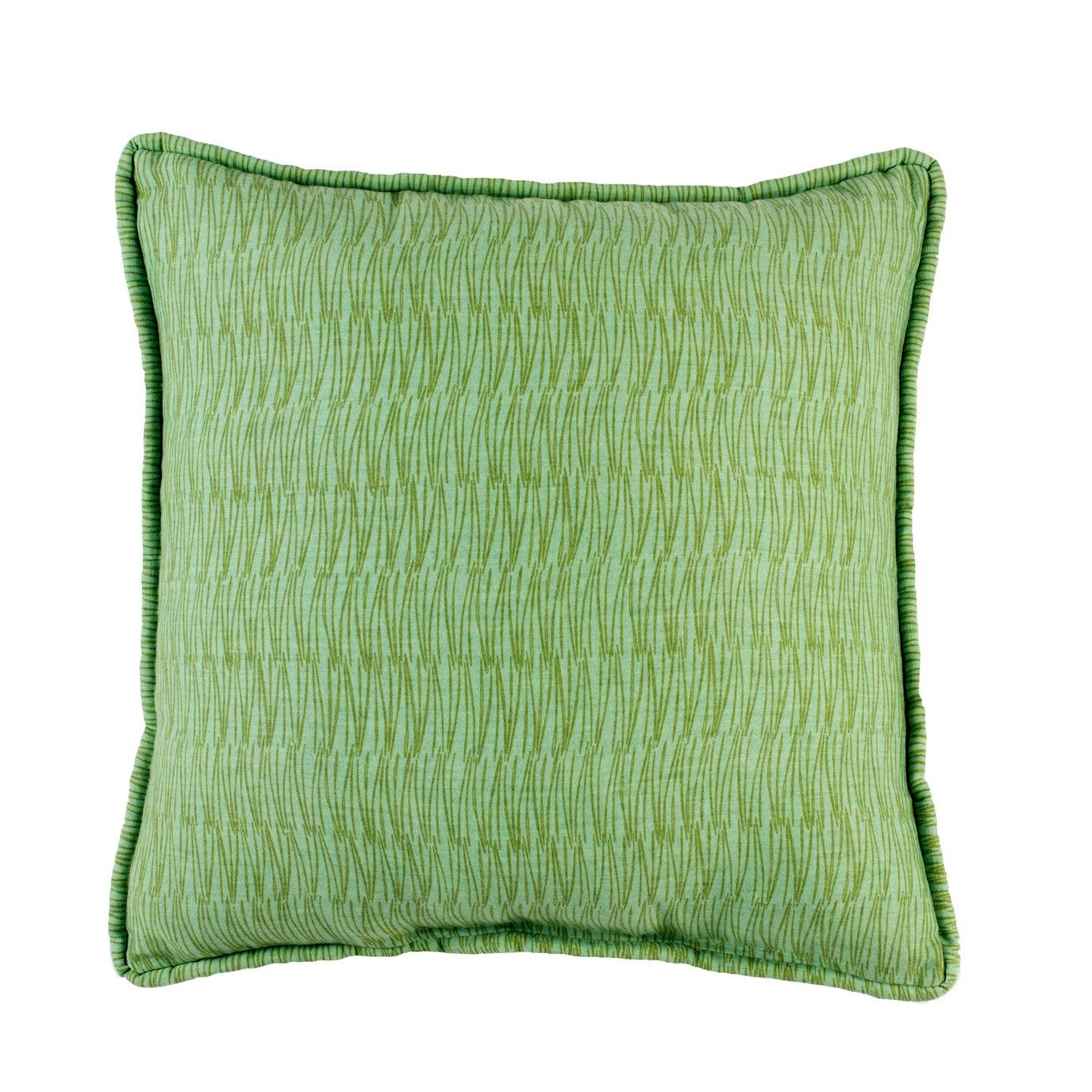 Serenity Square Pillow - Green Grass