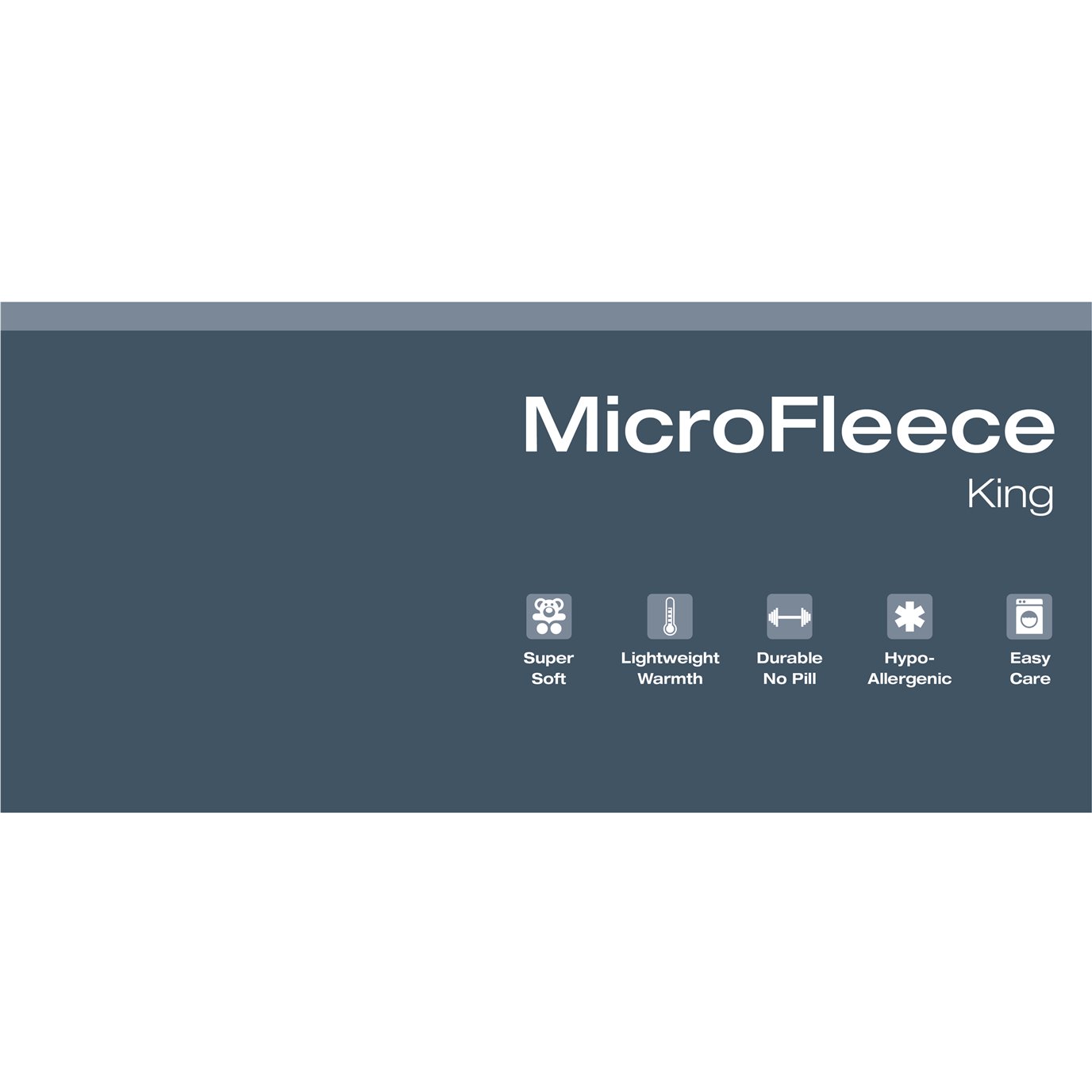 Vellux King Star White Microfleece Blanket