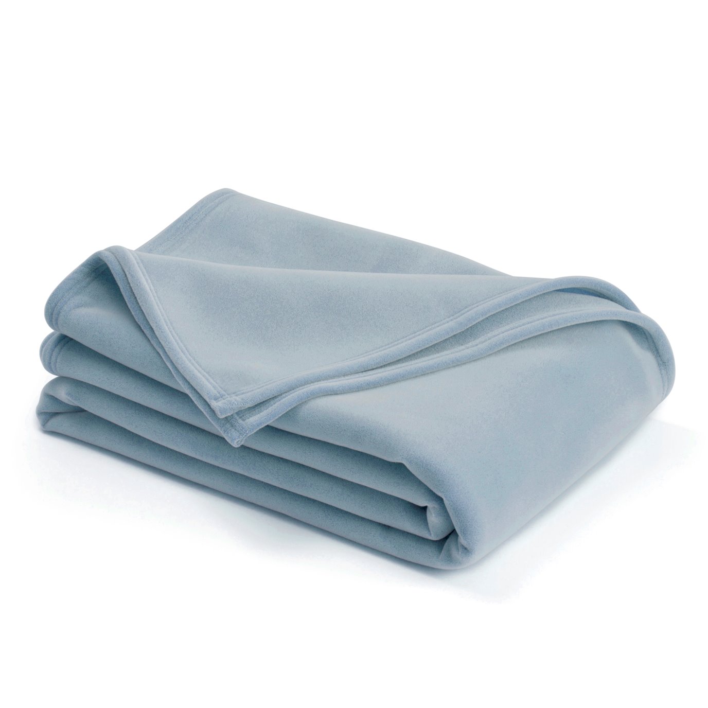 Vellux Fleece Blanket, Blue, Full/Queen