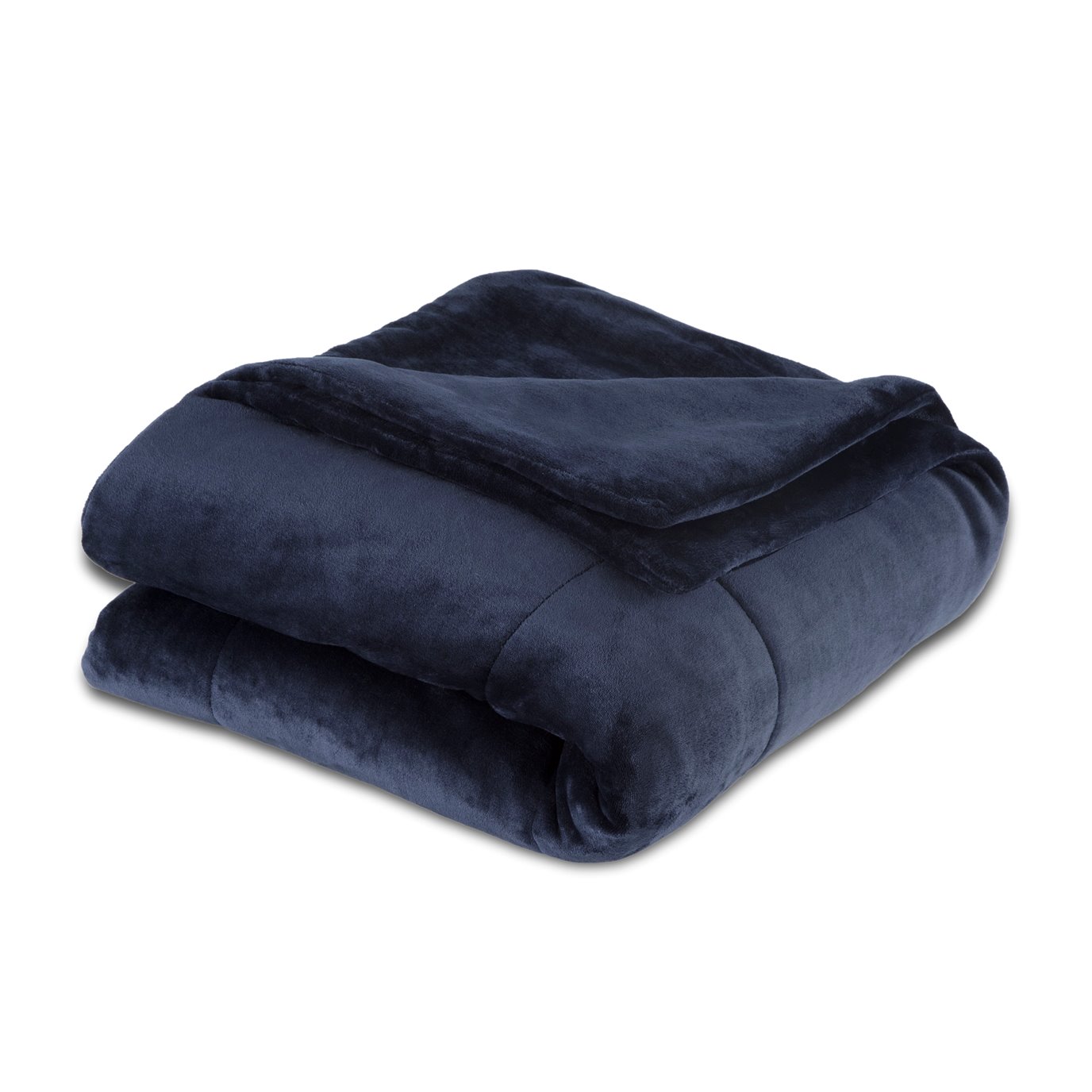 Vellux PlushLux Filled Twin Midnight Blue Blanket