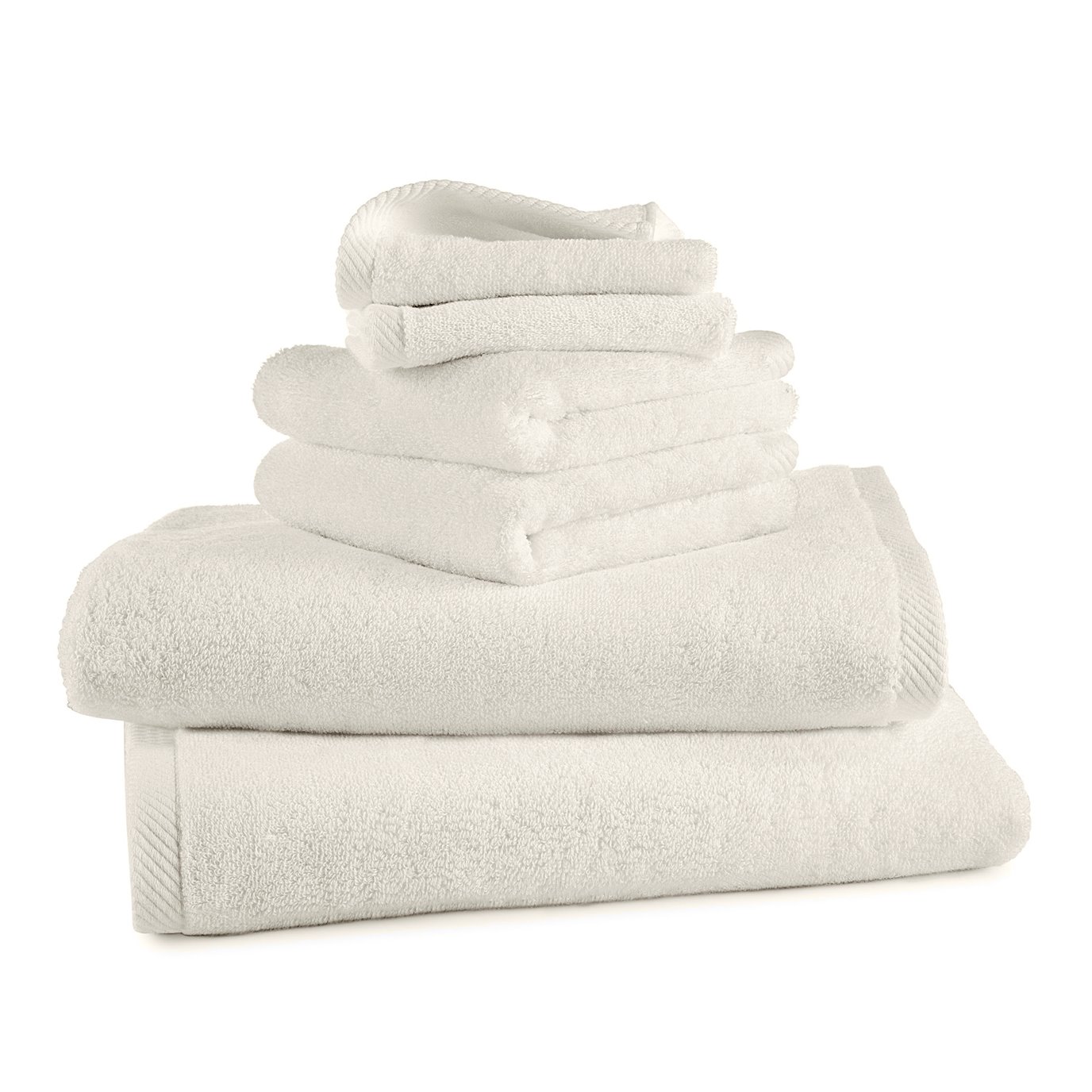 Izawa Highly Absorbent Cream 6 Piece Bath Towel Set