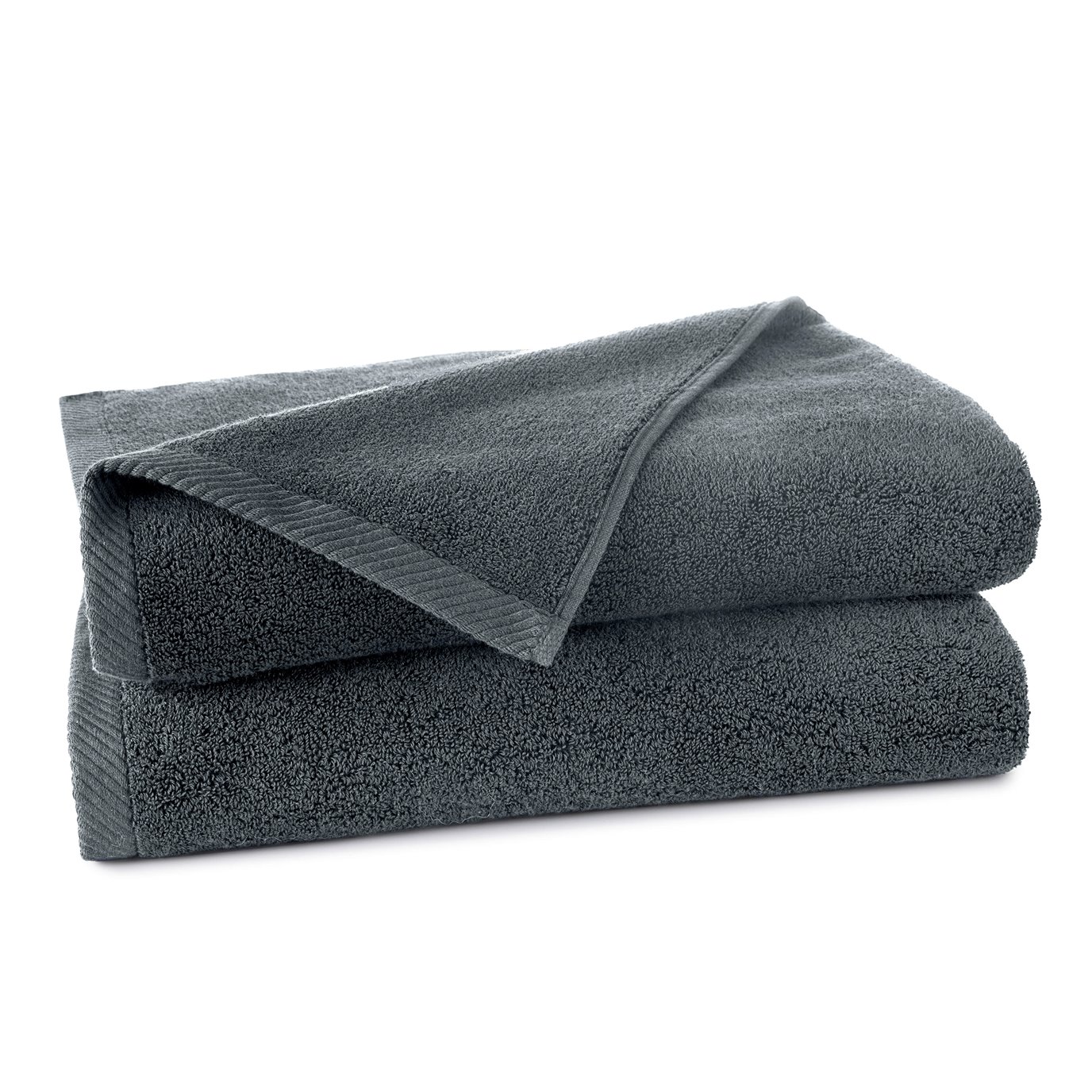 Izawa Quick Dry Charcoal 2-Piece Bath Towel Set